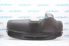 Torpedo front panel without AIRBAG Toyota Camry v55 15-17 usa black, red stitching, scratch