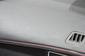 Torpedo front panel without AIRBAG Toyota Camry v55 15-17 usa black, red stitching, scratch