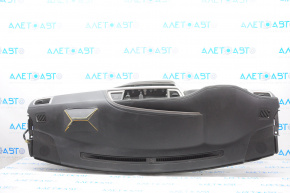 Torpedo front panel without AIRBAG Toyota Highlander 14-19 black, shot