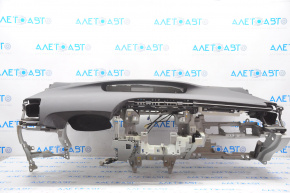 Torpedo front panel without AIRBAG Toyota Prius 30 10-11 black, bare without air ducts, scratch