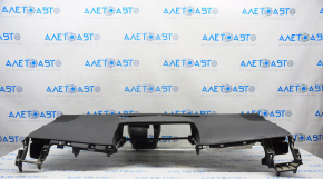 Dashboard front panel upper part without AIRBAG Toyota Prius V 12-16 black, worn visor