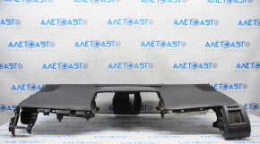 Torpedo front panel upper part without AIRBAG Toyota Prius V 12-16 black, scratches