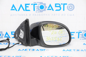 Side mirror right complete VW Tiguan 09-18 6 pins, turn signal, heated, black