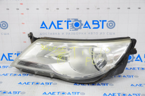 Headlight front left VW Tiguan 09-11 bare, pre-rest, halogen, for polishing
