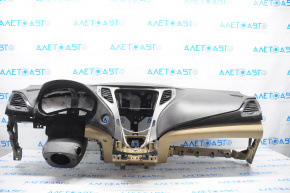 Dashboard front panel without AIRBAG Hyundai Azera 12-17 black