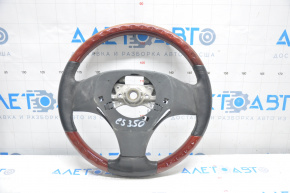 Lexus ES350 07-09 bare steering wheel, black leather, mahogany