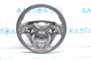 Steering wheel bare Acura MDX 07-09 black leather, scratches