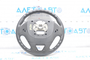 Steering wheel bare Acura MDX 07-09 black leather, scratches