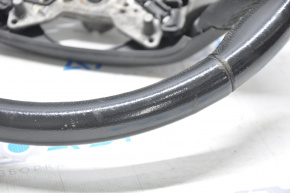 Steering wheel bare Acura MDX 07-09 black leather, scratches