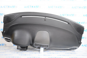 Torpedo front panel with AIRBAG Dodge Journey 11-20 black, with glove compartment and overlay