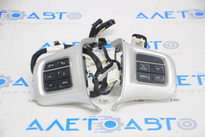 Steering wheel control buttons Dodge Journey 11-20 complete type 2, for hands free, gray, scratches
