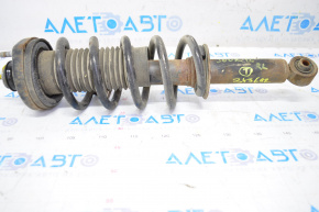 Shock absorber strut assembly rear left Dodge Journey 11-20 type 1, torn silent block, rusty