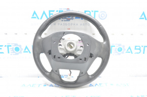 Naked steering wheel Honda Accord 13-17 leather, black, with rear pad, worn