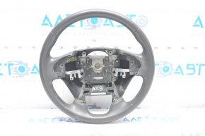 Naked steering wheel Honda Accord 13-17 leather, black, with rear pad, scratches
