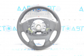 Naked steering wheel Honda Accord 13-17 leather, black, with rear pad, scratches