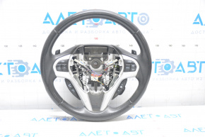 Steering wheel assembly Honda CRZ 11-16 leather, wiped
