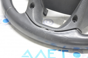 Naked steering wheel Hyundai Santa FE Sport 13-16 pre-restoration, leather, black, without buttons and pads, worn
