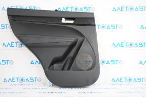 Door trim card rear left Kia Sorento 10-15 black, with curtain, backlight