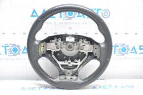 Naked steering wheel Lexus CT200h 11-13 leather black, scratches, scuffs, cracked leather