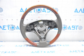 Naked steering wheel Lexus ES350 07-09 leather gray, mahogany