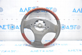 Naked steering wheel Lexus ES350 07-09 leather gray, mahogany