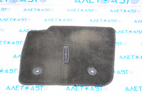 Floor mat front left Lincoln MKZ 13-16 cloth black