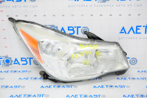 Headlight front right Subaru Forester 14-16 bare SJ prerest halogen, for polishing