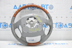 Naked steering wheel Toyota Avalon 05-07 gray with wood, scuffs