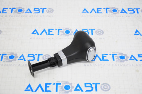 Automatic transmission knob VW Tiguan 09-11 leather black, worn