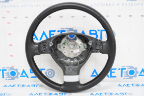 Naked steering wheel VW Tiguan 09-11 prerest, black leather, scuffs