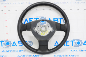 Naked steering wheel VW Tiguan 09-11 prerest, black leather, scuffs