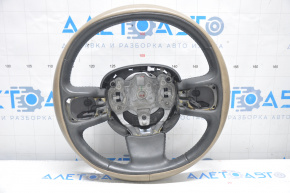 Naked steering wheel Fiat 500L 14-17 leather beige