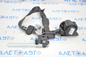 Passenger seat belt with tensioner Hyundai Sonata 15-17 black