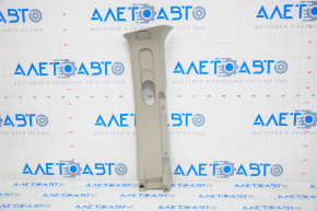 Center pillar trim upper belt right Dodge Grand Caravan 11-20 gray