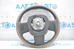 Naked steering wheel Fiat 500L 14-17 leather beige