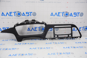 Central dashboard trim Hyundai Sonata 15-17 black