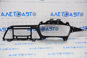 Central dashboard trim Hyundai Sonata 15-17 black