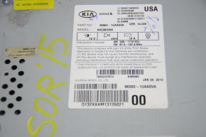 Radio tape recorder Kia Sorento 14-15 rest large display