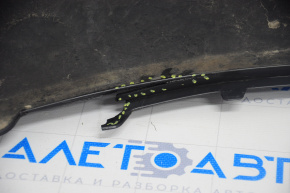 Bumper front bare lower part Kia Sorento 14-15 rest structure broken fasteners, scratches