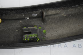 Rear right wing arch trim Kia Sorento 10-15 black, scratches, broken fastener