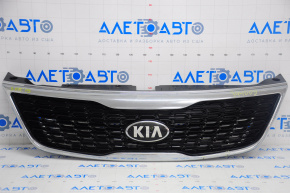 Radiator grill grill Kia Sorento 14-15 rest, bumps, cracks