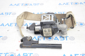 Driver's seat belt Ford Fusion mk5 13-16 beige, water damage
