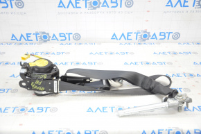 Passenger seat belt with tensioner Subaru Impreza 17-23 GK black, shot