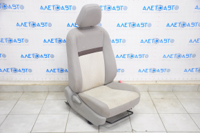 Passenger seat Toyota Camry v50 12-14 usa without airbag, mechanical, cloth gray, for dry cleaning