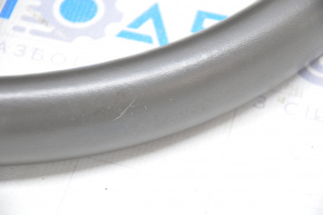 Naked steering wheel Chevrolet Volt 11-15 leather with graphite overlay, without buttons, cracks on the leather