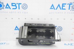 Cup holders panel Acura MDX 07-13 graphite, scratches
