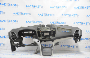 Torpedo front panel without AIRBAG Ford Escape MK3 13-16 prerest black shot