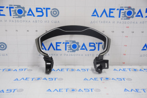 Instrument cluster trim Ford Fusion mk5 13-20 black with grey