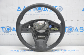 Bare steering wheel Honda Civic X FC 16-21 rubber black, with pads, worn