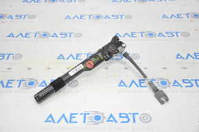 Front left seat belt tensioner Hyundai Sonata 11-15 black